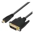 Xmsjsiy Micro Hdmi Para Cabo Adpter Dvi, Micro Hdmi Macho Pa
