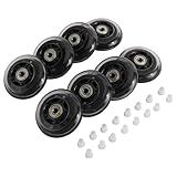 XMSound Pacote Com 8 70 Mm 82 A 76 Mm 84 A Rodas De Patinação Rodas De Skate Em Linha De Substituição Com Rolamentos 76 Mm 84A 