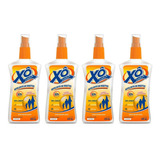 Xô Inseto 4x Repelente Contra Mosquitos Dengue Spray 200ml