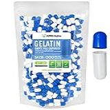 XPRS Nutra Tamanho 000 Cápsulas Vazias   500 Cápsulas De Gelatina Vazias   Cápsulas Expressas De Comprimidos Vazias   Enchimento De Cápsulas De Gel De Cor Preenchível   Cápsulas De Gel  Azul Branco 