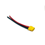 Xt60 Femea Com Rabicho 12cm 14awg Siliconado 2 Peças