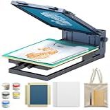 XTool Kit Básico Multifuncional Para Impressora De Tela Kit De Impressão De Tela Com Telas Pré Revestidas Solução De Impressão De Tela Com Laser Máquina De Impressão De Tela Para Camiseta Faça Você