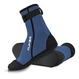 XUKER Meias Aquáticas De Neoprene 3 Mm Meias De Vôlei De Praia à Prova De Areia Botas De Mergulho Para Esportes Aquáticos Ao Ar Livre
