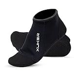 XUKER Meias De Vôlei De Praia De Areia 3 Mm Masculinas E Femininas Meias De Neoprene Sapatos Aquáticos Botas De Mergulho Para Natação Surfe Snorkeling Caminhada Caiaque Trilhas