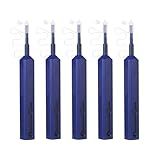 Xunsomten 5 Peças De Limpador De Fibra óptica 1 25 Mm Ponteiras LC MU Caneta De Limpeza De Fibra óptica Mais De 800 Vezes De Limpeza Xstus Pen LC Purple 5PC