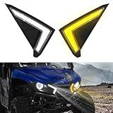 XUTVOTOR Luzes De Presas Para Yamaha Wolverine X2 X4 Luzes De Destaque De Grade De LED Dianteiras Luzes De Montagem Exclusivas Lâmpadas De Grade Compatíveis Com Yamaha Wolverine X2 X4 850 1000