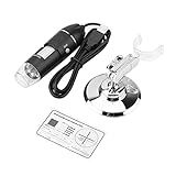 XuuSHA Kit De Acessórios Para Microscópio De Preparação De Slides Microscópio LED 50X 500X 0 3MP Lupa USB Com Suporte Para Microscópio