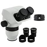 XuuSHA Kit De Acessórios Para Microscópio Slide Preparation Camer 3 35X 90X Binocular Estéreo Microscópio Com WF10X 23MM Focusable Eyepieces Acessórios De Microscópio  Cor  6 7 90X  2X  