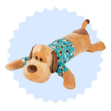 Xuxão Travesseiro Corpo Cachorro Pelúcia Dormir Confortável