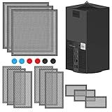 XYGCACO Filtro De Poeira Para Console Xbox Series X Capa Superior De Filtro à Prova De Poeira Inclui 6 Tampas Thump Grip 3 Pacotes