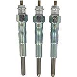 XYZIL 3X Glow Plug SBA185366092 SBA185366040 Para Ford Tractor 1100 1110 1120 1200 1210 1215 1220 1300 1320 1510 1530 1620 1620 1620 30 17 10 1715 1720 1725 1910 1925 1990 2110 3412 SBA185366060