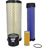 XYZIL Kit De Serviço De Filtro Compatível Com John Deere 1025R 2017 2025 2013 2018 2305 2320 Trator Utilitário Compacto M806418 M801101 M131802 M131803 Conjunto De Filtro De Ar E Combustível De
