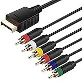 Y D F PlayStation 1 2 3 PS1 PS2 PS3 Ypbpr Component RCA Compsite Video Cable 2 In 1 Ypbpr Component Only For PS2 PS3 Multi Premium Soft 6 Feet