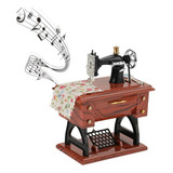 Y Mini Máquina Costura Vintage Caixa Música Retrô Para