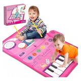 Y Tapete De Dança Para Teclado Infantil 2 Em 1 Com Piano