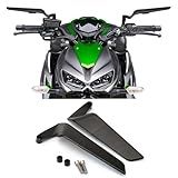 YADISI Para Kawasaki Z900 Z 900 Z650 Z 650 ABS 2021 2023 Kit De Espelhos Retrovisores Esportivos De Motocicleta Espelhos Retrovisores Ajustáveis Preto