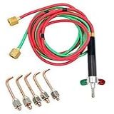 YaeTek Jewelry Micro Mini Gas Kit De Solda De Lanterna De Solda De Lanterna Pequena Com 5 Pontas De Solda Para Cilindros De Oxigênio Mangueiras Acetileno Para Joalheiros