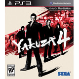 Yakuza 4 Jogo Original Japonês Para Ps3 Mídia Física