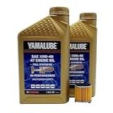 Yamaha Kit De Troca De Filtro De óleo YFZ 450R 2009 2023 Yamaha Part 5D3 13440 09 00 E 2 Quartos De Alto Desempenho LUB 10W40 FS 12