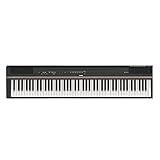 YAMAHA Piano Digital De Ação Ponderada Com 88 Teclas P125 Com Fonte De Alimentação E Pedal De Sustentação Preto