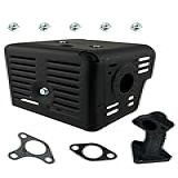 YAMAKATO 18310 ZE2 W61 GX390 GX340 Conjunto De Silenciador E Silenciador Com Tubo De Coletor De Escape E Junta Para Motores De Lavadora De Alta Pressão Honda E Clone 11HP 13HP 389cc