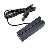 YANZEO Leitor De Cartão Com Tira Magnética USB 3 Faixas Mini Mag HiCo Swiper Para Cartão De Membro Leitor De Cartão De Presente Leitor De Cartão De Controle De Acesso