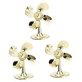 Yardwe 3 Pecas Enfeites De Moinho De Moinho De De Cobre Decorativo Estátuas Para Decoração De Casa Decoração De Artesanato De Moinho De Boneca Escritório Dinheiro Charme