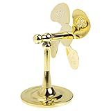 Yardwe 4 Pcs Enfeites De Moinho De Edifício Antigo Moinho De Decoração De Artesanato De Moinho De Decoração De Feng Shui Chinês Adereços Cobre Escritório Miniatura