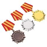 Yardwe 9 Peças Medalha De Competição Medalha De Ouro Traje Militar Feminino Medalha De Atividade Medalha De Premiação Brinquedos Roupas Para Crianças Medalhas Esportivas Liga