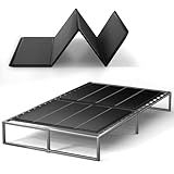Yarfyk Cama De Casal Grande 10 Mm Caixa De Mola Dobrável Cama Leve E Fina Suporte De Cama Plano Tamanho Completo 54X75 Sem Necessidade De Montagem