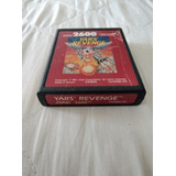 Yars' Revenge Red Raro Nível 5 Atari 2600 Testado & Aprovado