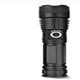 YATINMEM Lanterna LED 500000 Lumens Mais Poderosa Lanterna USB Tocha Lâmpada De Caça Mão Luz Tocha Preto Sensational421
