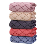 Yc Toalhas De Banho De Veludo Coral De Secagem Rápida 5pcs