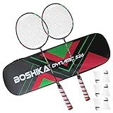 Yeacher Conjunto De Raquete De Badminton Durável Para Adultos Com 6 Petecas E 1 Bolsa De Transporte