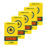 Yerba Mate Canárias fardo C 5 Un De 500g