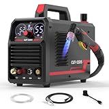 YESWELDER Cortador De Plasma CUT 55DS De 55 Amp Sem Toque Arco Piloto A Ar Potência De 1 2 Polegada Corte Limpo Digital 110 220V Dupla Voltagem IGBT Inversor Máquina De Corte A Plasma Com