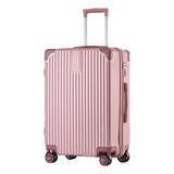 Ygm Malas Mala 2040 Rosa 55 Cm X 35cm X 25cm 10kg Com Ziper Extensor Abs Rodinhas 360 Leva Na Cabine Do Avisão Resistente