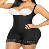 YIANNA Fajas Colombianas Modelador Para Mulheres Pós-parto Pós-parto Com Controle De Barriga- 1 Preto- M