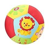 YIJU Bola Para Bebê Bola De Pelúcia Colorida Para Crianças Rolo De Bola Macia Com Chocalho Brinquedo Para Bebê Para Dormir Presentes De Estilo B