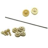 YIJU Engrenagens De Carro RC E Conjunto De Eixos De Eixo Central De Metal Com Engrenagem Principal De 8T Engrenagem De Redução De 29T 27T Engrenagem De