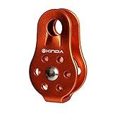 YIJU Polia Exterior 20KN Que Dispositivos De Ascensão Do Alpinismo Laranja
