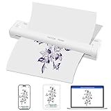 YILONG Impressora De Estêncil De Transferência De Tatuagem - Sem Fio- Sem Tinta- Tamanho A4 - Branco- Plástico - 29 X 8-6 X 4-5 Cm