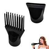 YingEnter Secador De Cabelo Profissional De Plástico Difusor De Cabelo Secador De Cabelo Com 1 77 Pol 45 Mm De Diâmetro Bocal Pente Acessório Concentrador Substituição Soprar Cabeleireiro Ferramentas De Penteado Tipo C