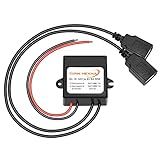 YIPIN HEXHA Conversor DC 12V Para 5V 6A 30W Tipo C Módulo Conversor De Buck DC Conversor De Regulador DC Para DC Buck Adaptador Conversor De Energia Para Carro Com Duplo