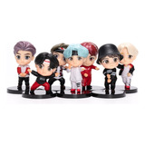 Yiyi Bonecos Bts Tiny Tan Mini Idol Figura 7pcs