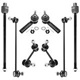 YMAUGP Novo Kit De Suspensão Dianteira E Traseira De 8 Peças Serve Para 2007 2011 Para Honda CR V Barra Oscilante Traseira Link Da Extremidade Da Barra Oscilante Frontal E Modelos Japoneses