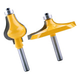 Yn 2pcs Carbide Handrail Router Bit Durable 8mm Shank