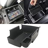 YOCTM Bandeja De Console Central De Bússola Apoio De Braço Caixa De Armazenamento De Luva Secundária Organizador De Console Central Para Jeep Compass 2022 2023 2024 Acessórios Interiores Pretos Caixa