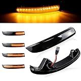 Yoegerery Pisca Dinâmica LED Sequencial De Luz De Seta Com Espelho Lateral Para Ford Kuga Ecosport 2013 2014 2015 2016 2017 2018 2019
