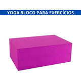 Yoga Bloco Tijolo De Pilates Funcional